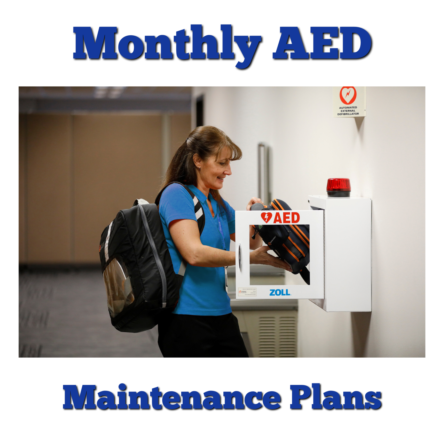 AED Inspection and Service Plan | Monthly