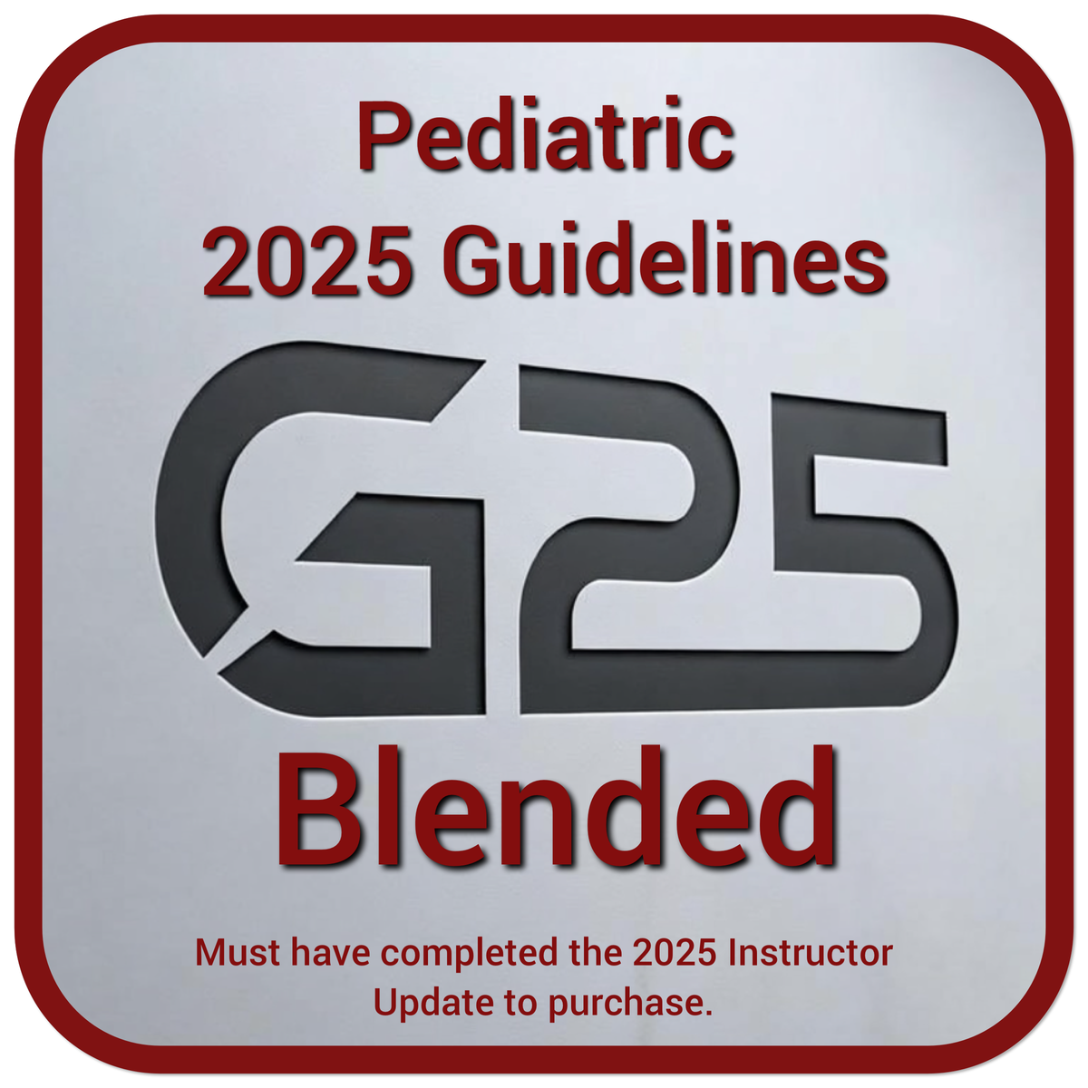Pediatric CPR AED and First Aid Blended DC (G25) - All Ages (Child Care)