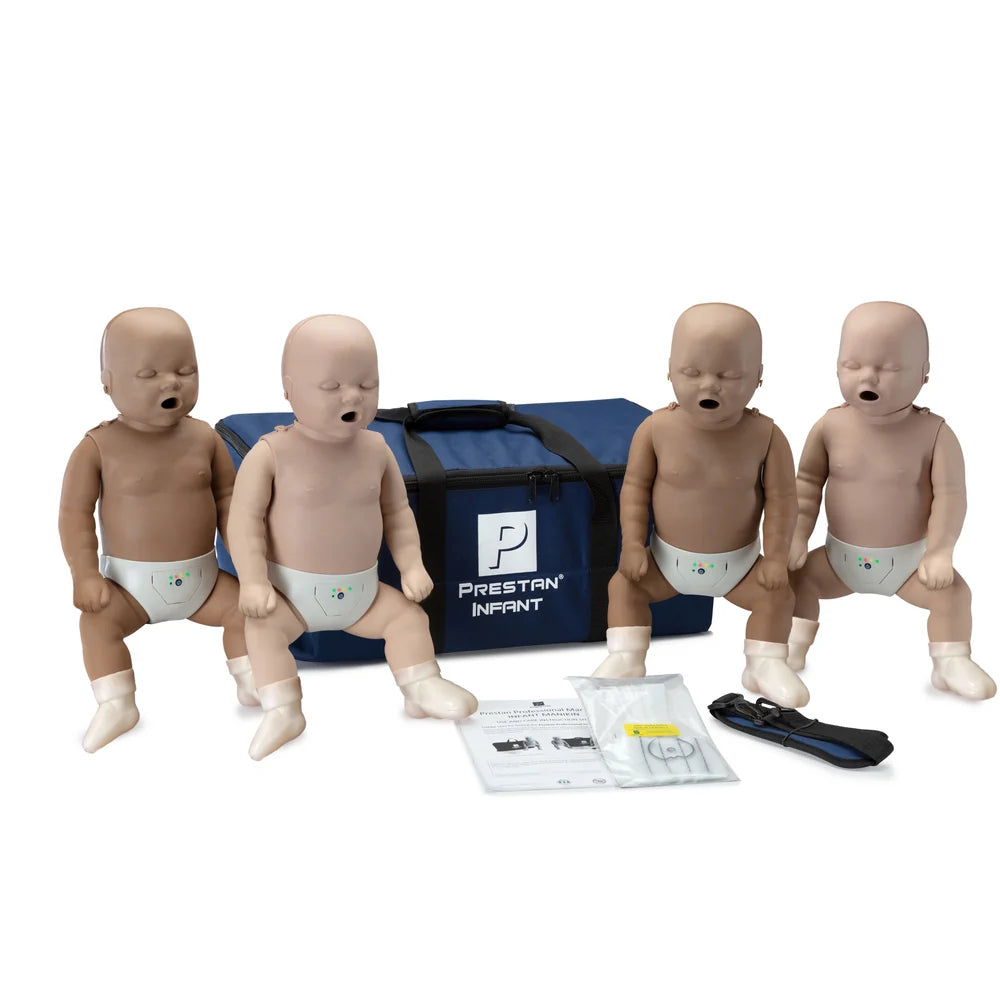 PRESTAN 4-Pack Infant CPR Manikins With Feedback (Diversity)
