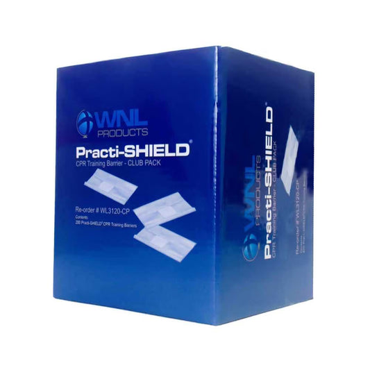 WNL Products WL3120CP CPR Practi-Shield Manikin Protector, 200 Shields