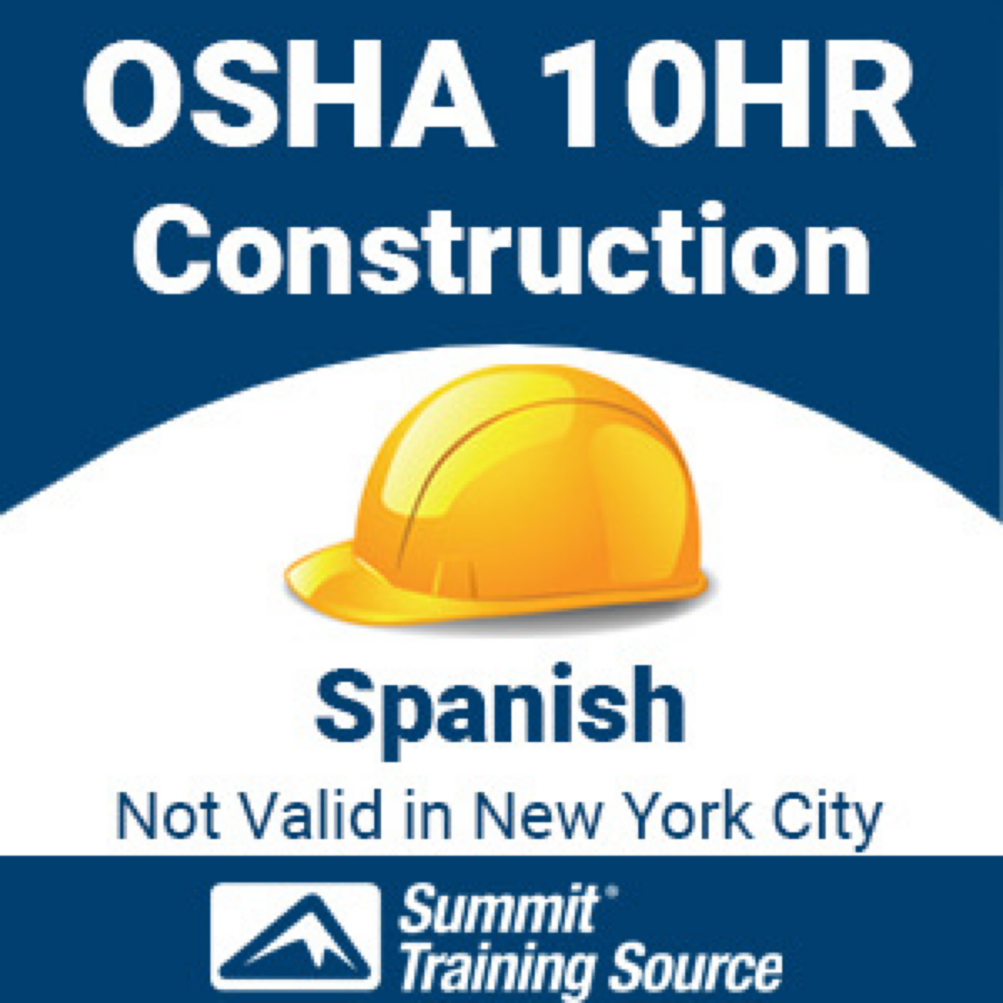 OSHA 10 Hr Construction (Interactive Online) Spanish