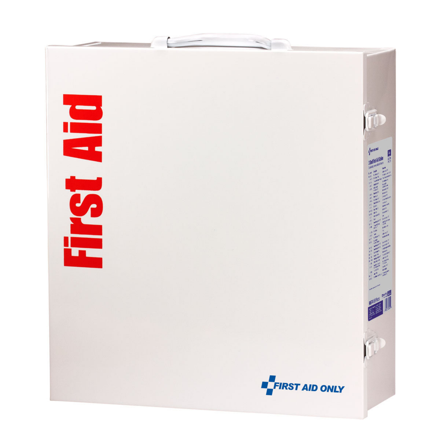 100 Person ANSI A 3 Shelf First Aid Cabinet, ANSI 2021 Compliant (Monthly Lease)