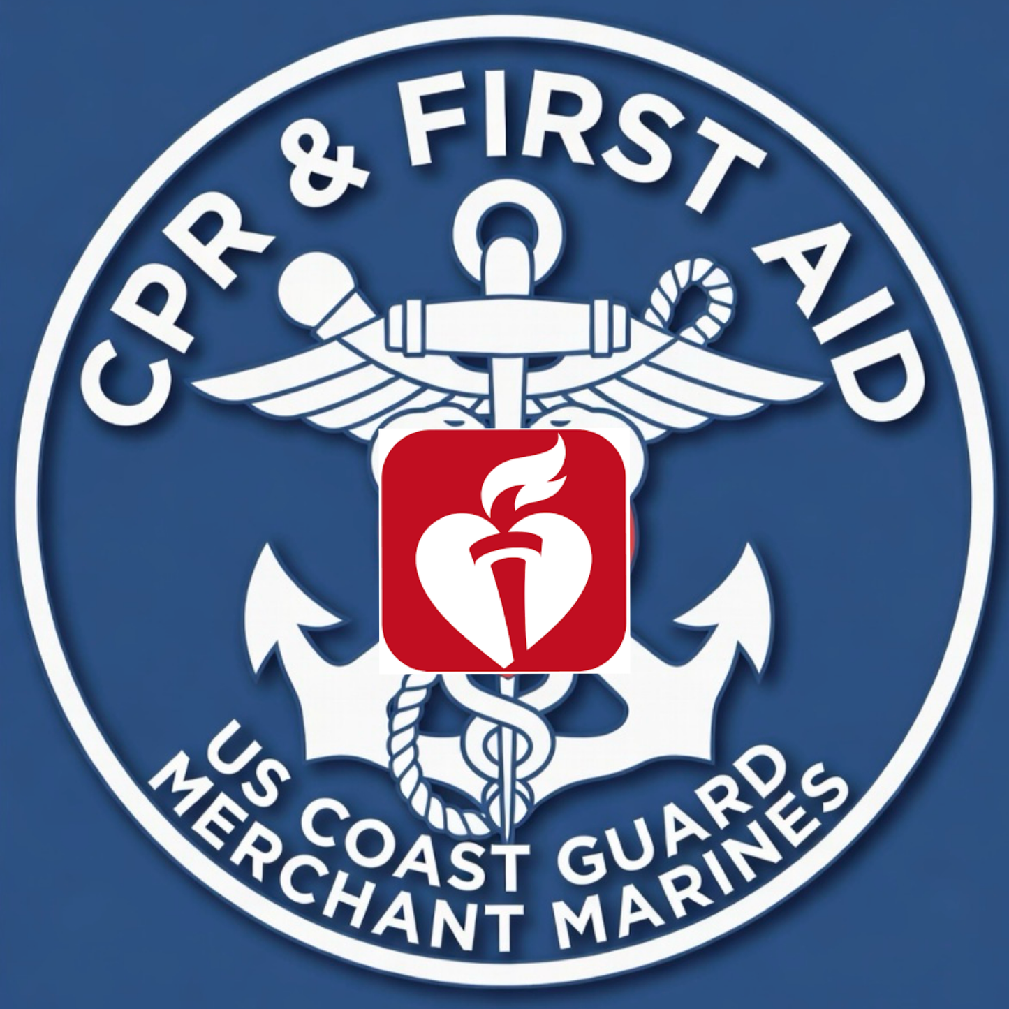 Heartsaver Total® – First Aid CPR AED Online and Skills Training (USCG / Merchant Marines)