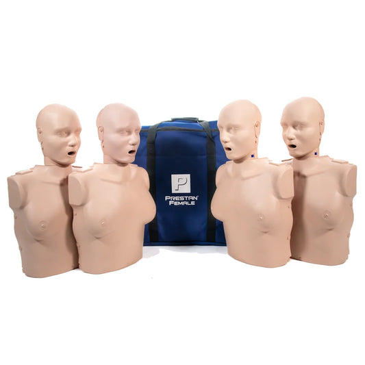 PRESTAN Professional Adult Female Manikin with CPR Feedback - 4 pack (Medium Skin)