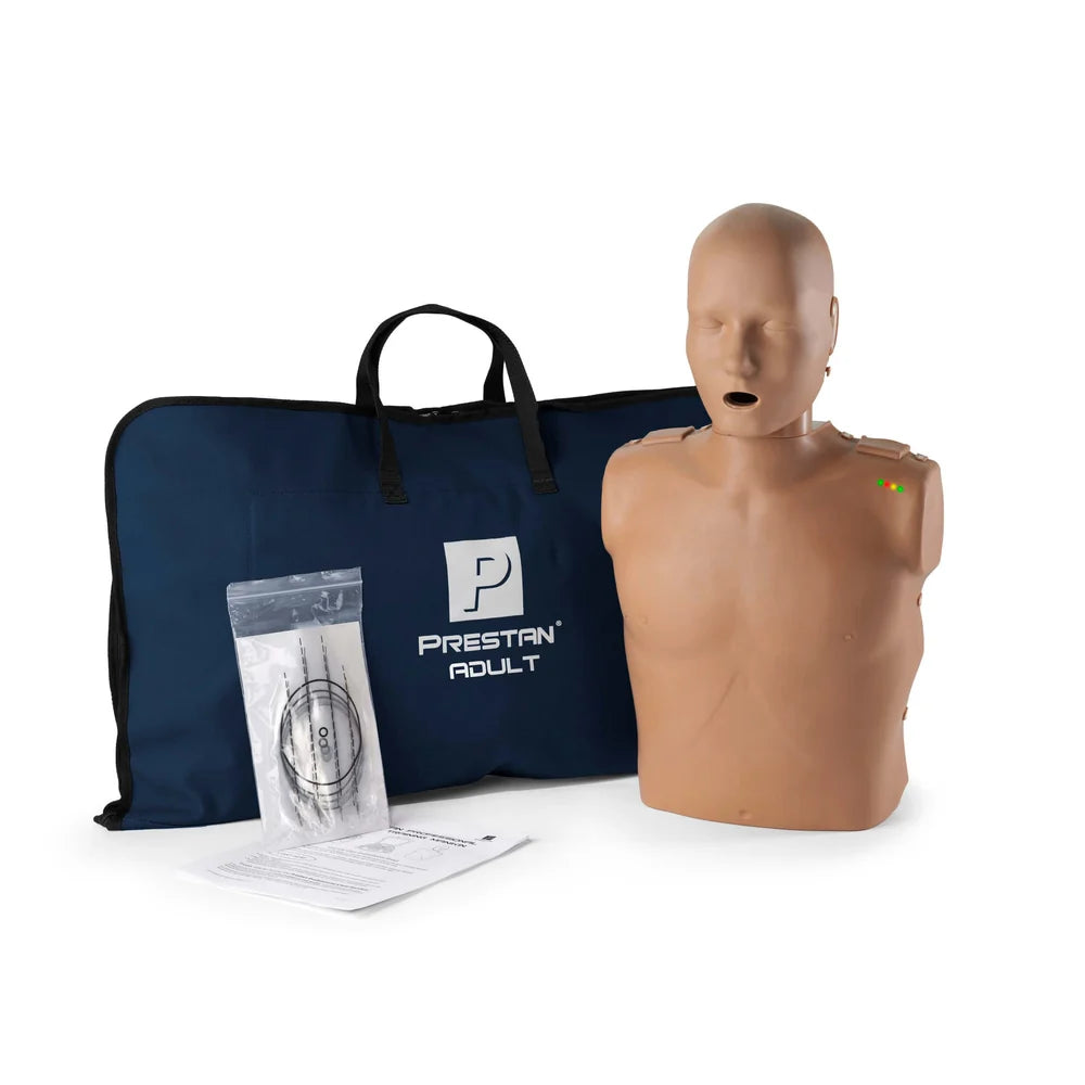 PRESTAN Professional Adult Male Manikin with CPR Feedback - Single (Dard Skin)