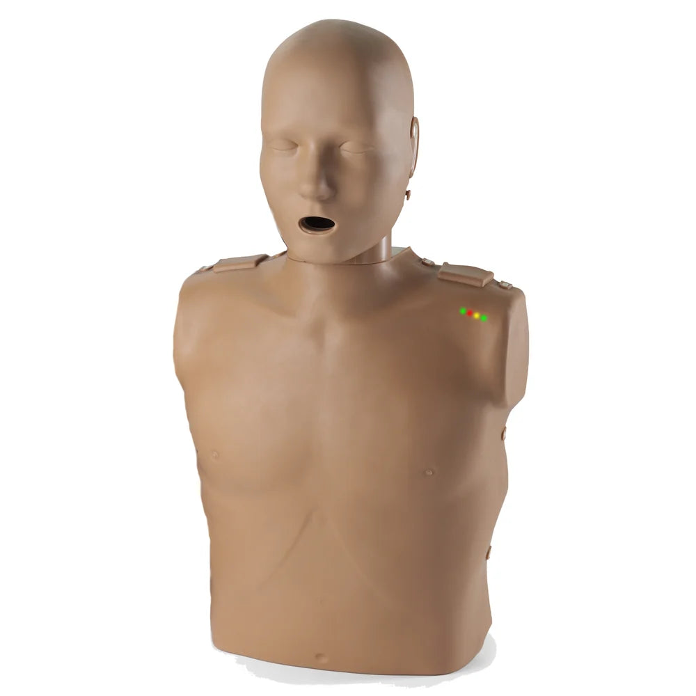 PRESTAN Professional Adult Male Manikin with CPR Feedback - 4 pack (2 Dark Skin - 2 Medium Skin)