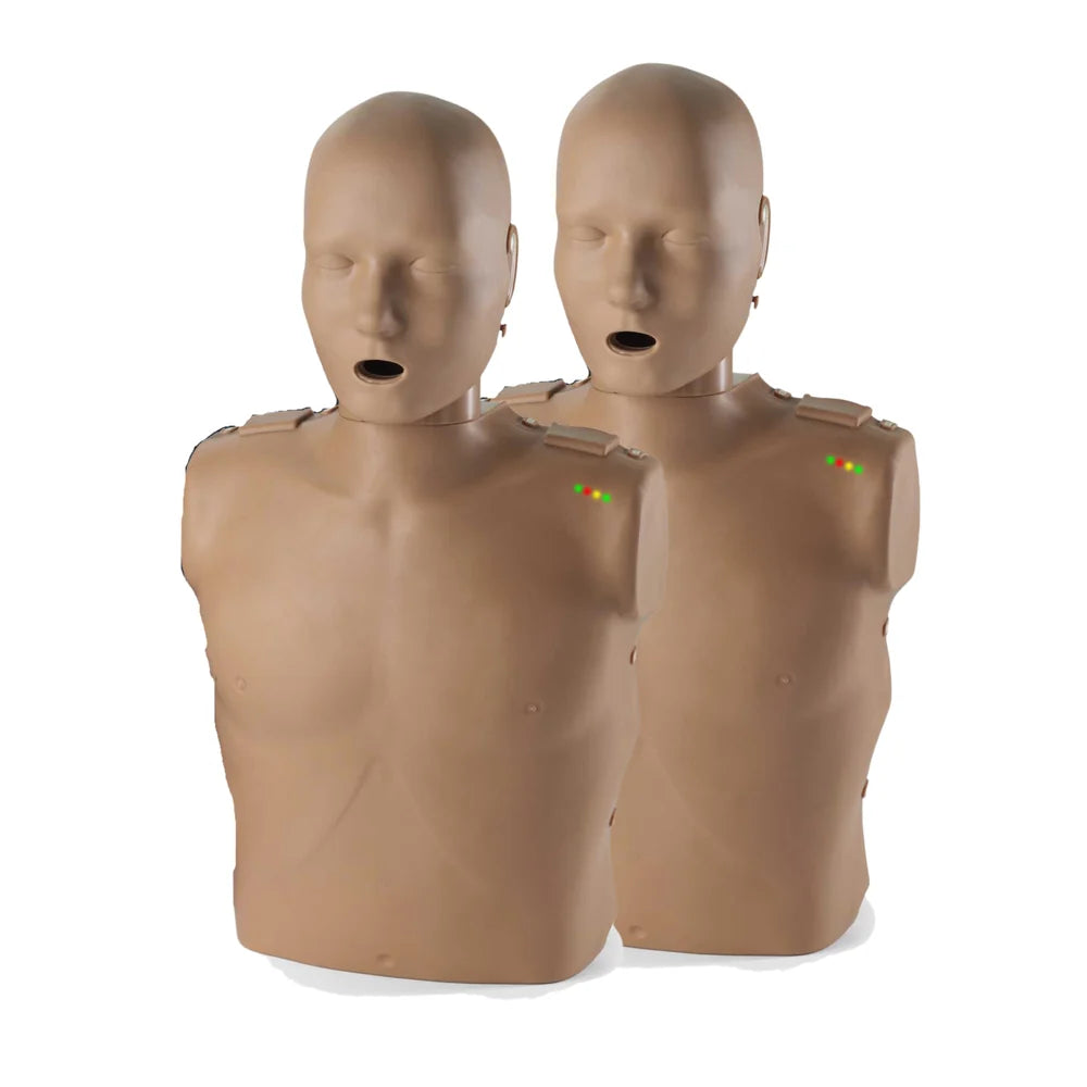 PRESTAN Take2 CPR Manikin & AED Trainer Kit (2-Adult, 2-Infant, & 2-AED UltraTrainers) (Dark Skin)