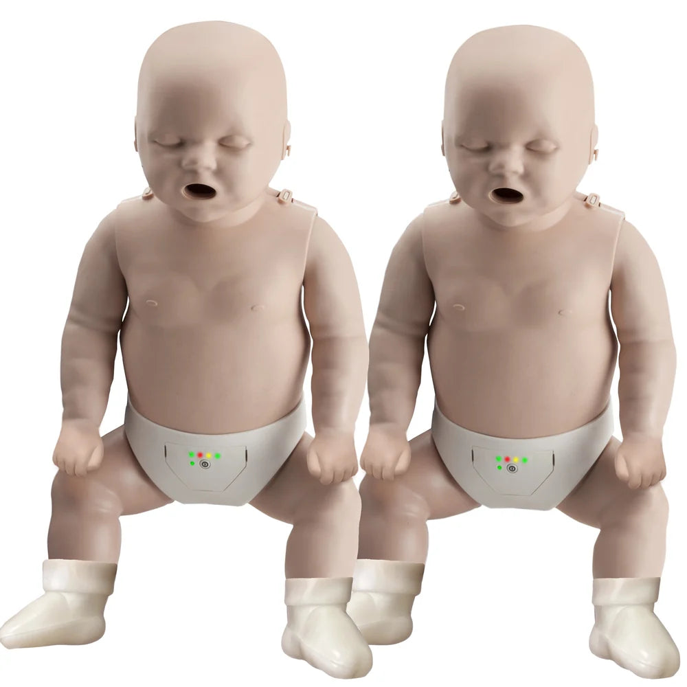 PRESTAN Take2 CPR Manikin & AED Trainer Kit (2-Adult, 2-Infant, & 2-AED UltraTrainers) (Medium Skin)