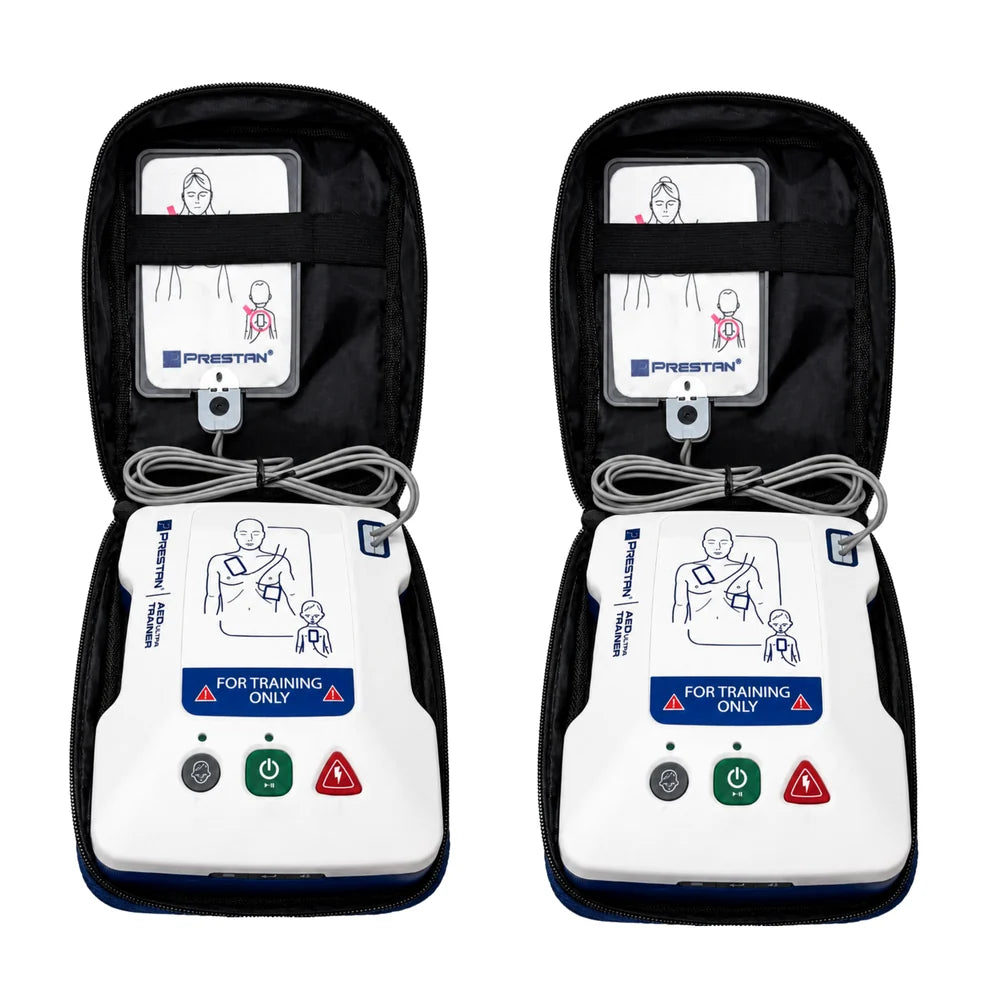 PRESTAN Instructor Trainer Kit (1-Adult, 1-Female, 2-Infant, 2-AED UltraTrainers, & Accessories, Medium Skin)