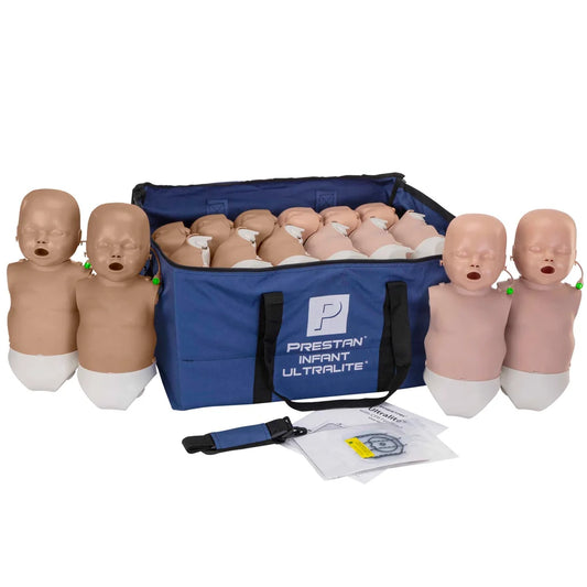 PRESTAN Ultralite CPR Infant Manikin 12-Pack, Medium and Dark Tone
