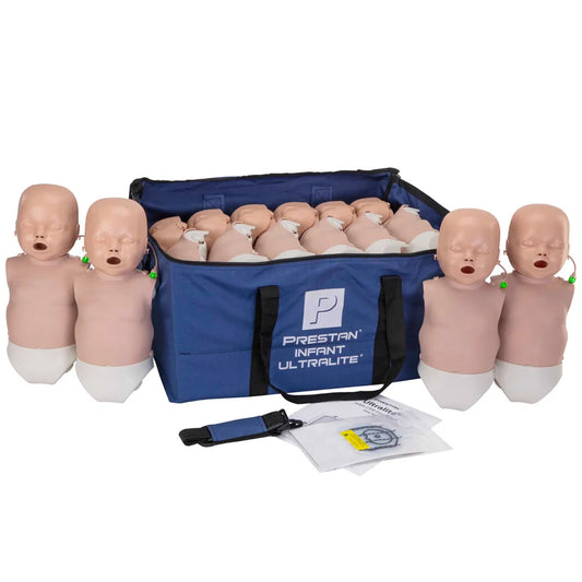 PRESTAN Ultralite CPR Infant Manikin 12-Pack, Medium Tone