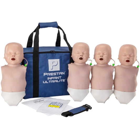 PRESTAN Ultralite CPR Infant Manikin 4-Pack, Medium Tone