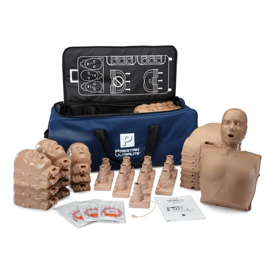 PRESTAN Ultralite CPR Manikin 12-Pack, Medium and Dark Tone Adult