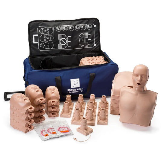 PRESTAN Ultralite CPR Manikin 12-Pack, Medium Tone Adult