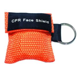 CPR Face Shield Mask Keychain Ring